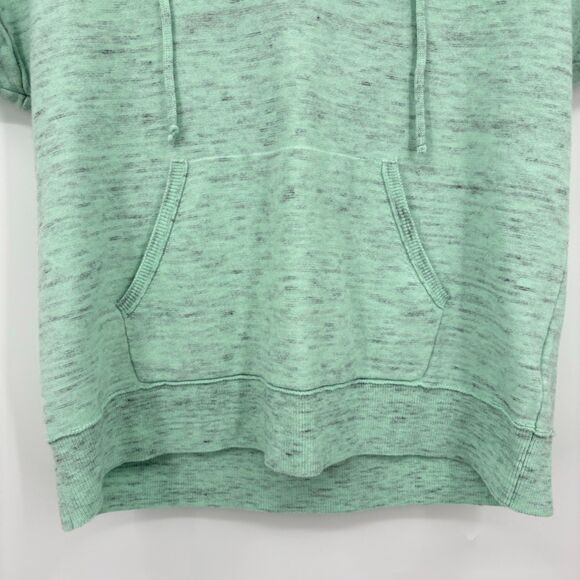 Anthropologie Daily Practice Hooded Sweatshirt Tee, Size Small, Green - Picture 4 of 10